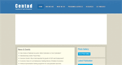 Desktop Screenshot of centad.org
