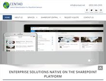 Tablet Screenshot of centad.net